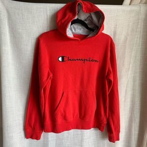 Champion Red Hoodie XL | Viral Legacy Icons Jogger Fit Y2K Retro Streetwear Core